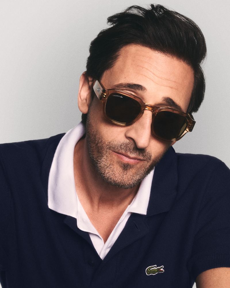 Adrien Brody vuelve a ser el hombre Lacoste para ss26