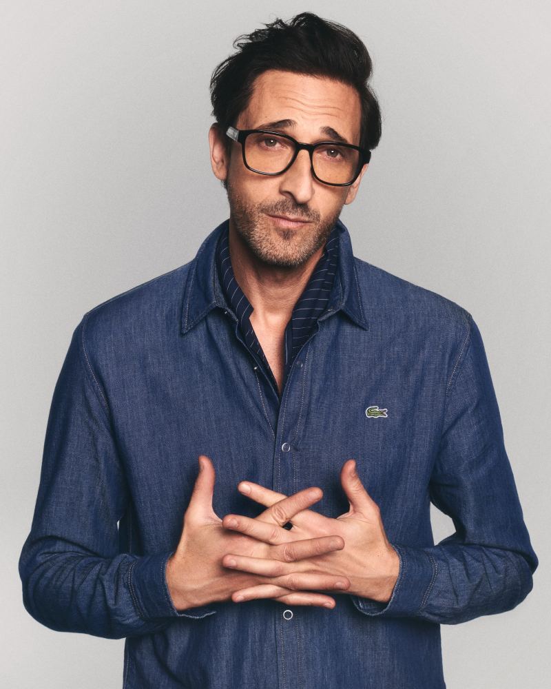 Adrien Brody vuelve a ser el hombre Lacoste para ss26