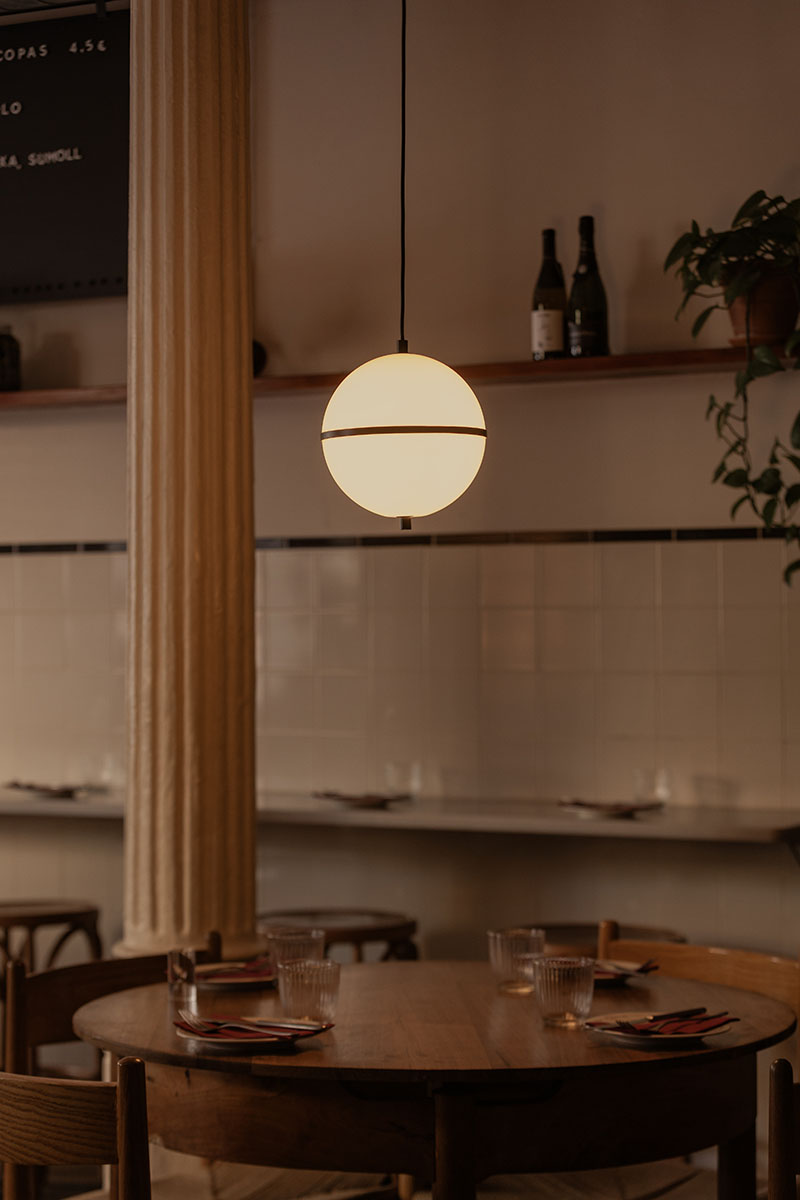 Dome de Faro: las lámparas perfectas para un restaurante