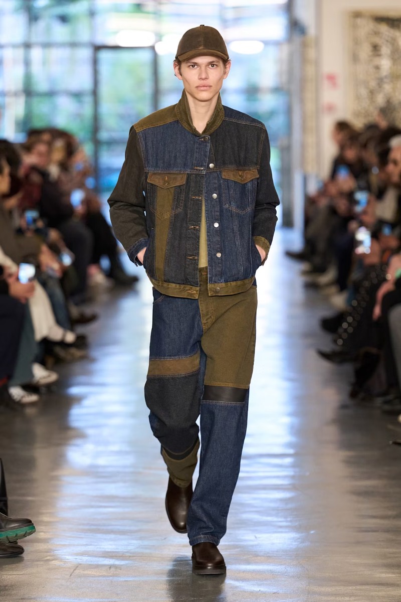 David Catalán aporta calidez otoñal al patchwork en Milán