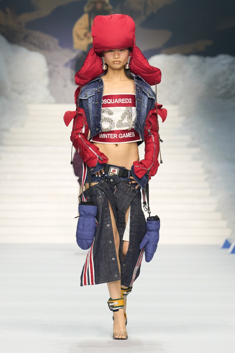 Dsquared2 fw26: látex y guiños a los Juegos Olímpicos