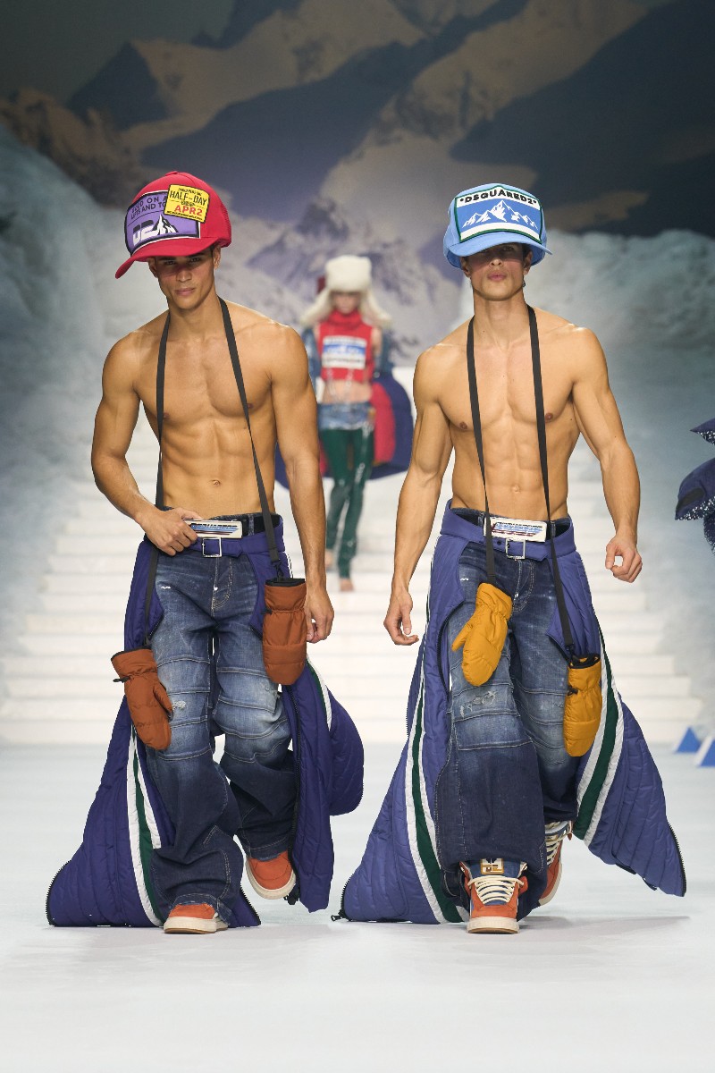 Dsquared2 fw26: látex y guiños a los Juegos Olímpicos
