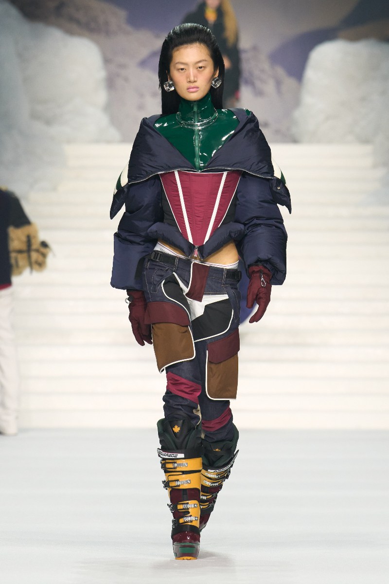 Dsquared2 fw26: látex y guiños a los Juegos Olímpicos