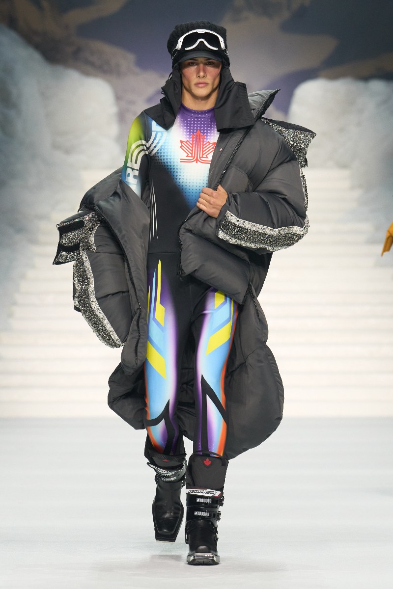 Dsquared2 fw26: látex y guiños a los Juegos Olímpicos
