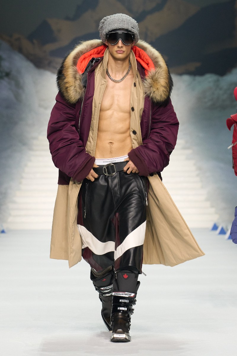 Dsquared2 fw26: látex y guiños a los Juegos Olímpicos