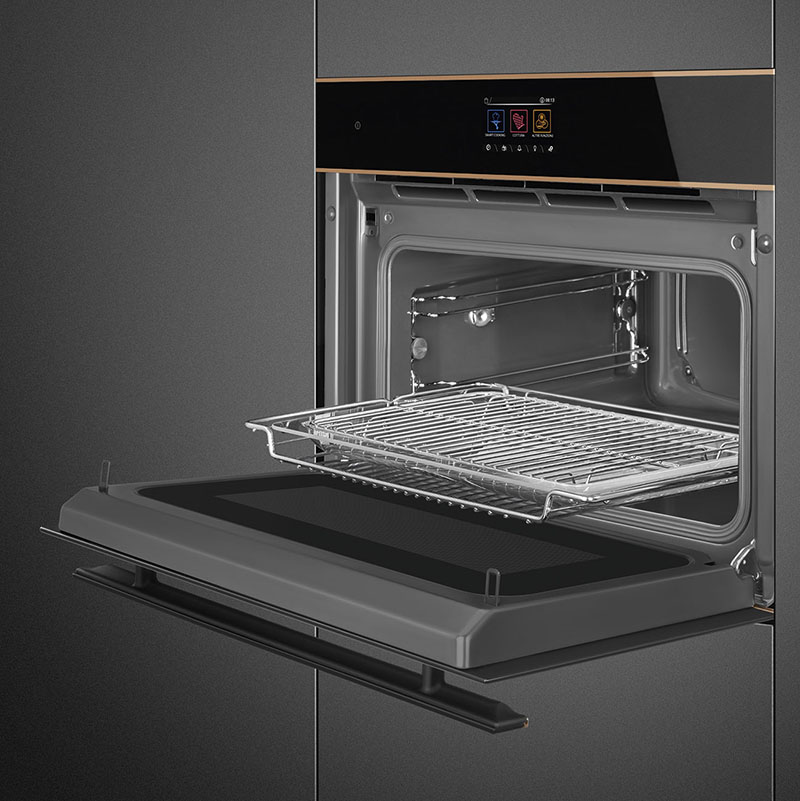 Optimiza tu cocina con los hornos combinados Smeg de 45 cm