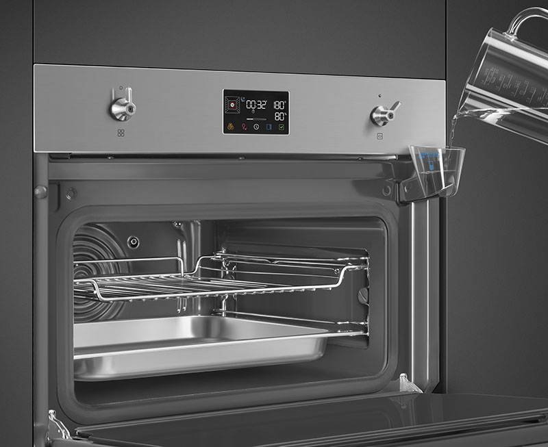 Optimiza tu cocina con los hornos combinados Smeg de 45 cm