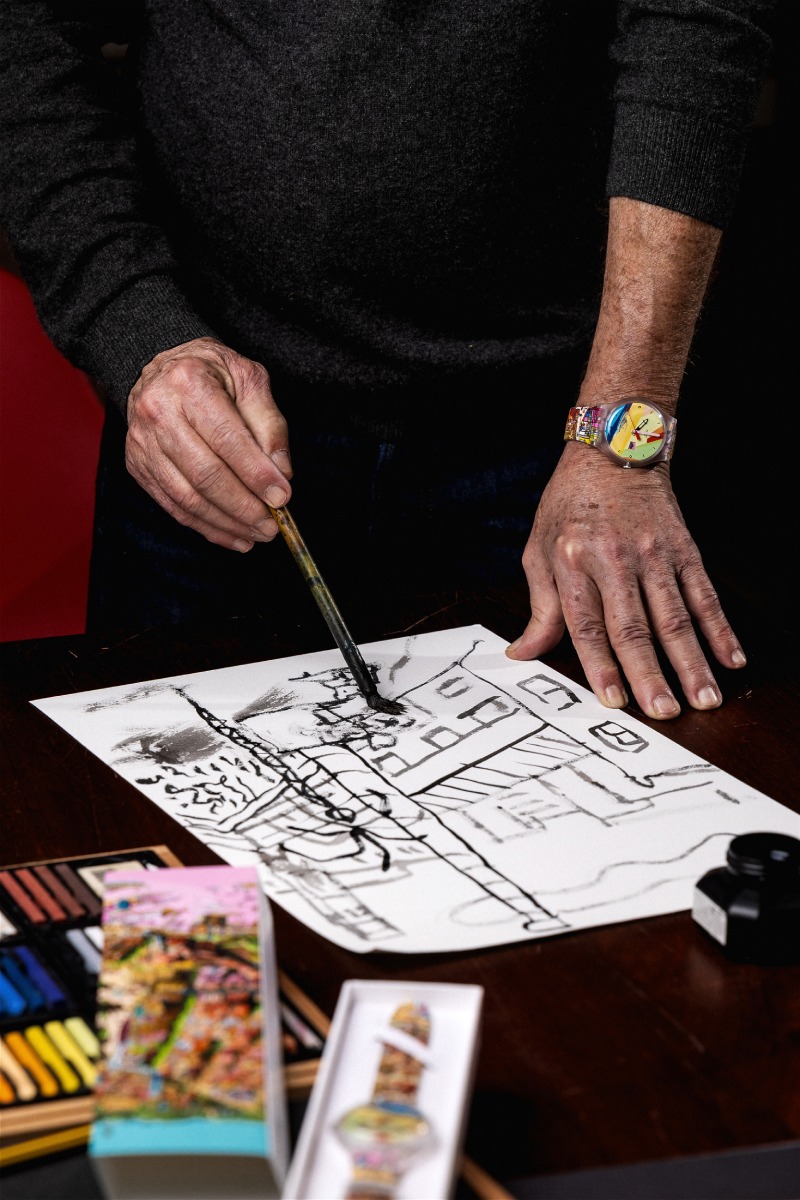 Swatch nos lleva a Barcelona con el arte de Javier Mariscal