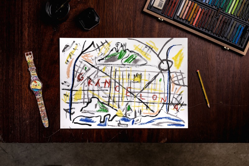 Swatch nos lleva a Barcelona con el arte de Javier Mariscal