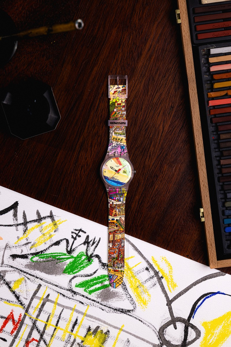 Swatch nos lleva a Barcelona con el arte de Javier Mariscal