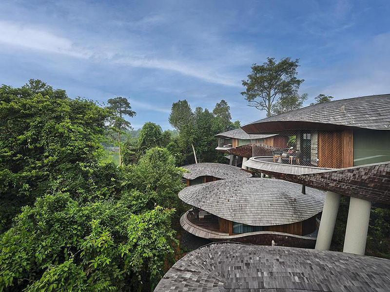 Wow Architects construye un hotel que crece como una planta