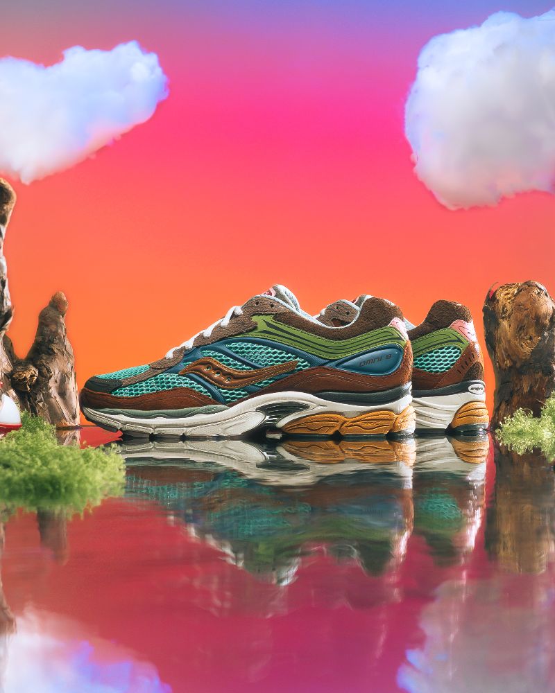 Saucony y Sneaker Politics suman más naturaleza al gorpcore
