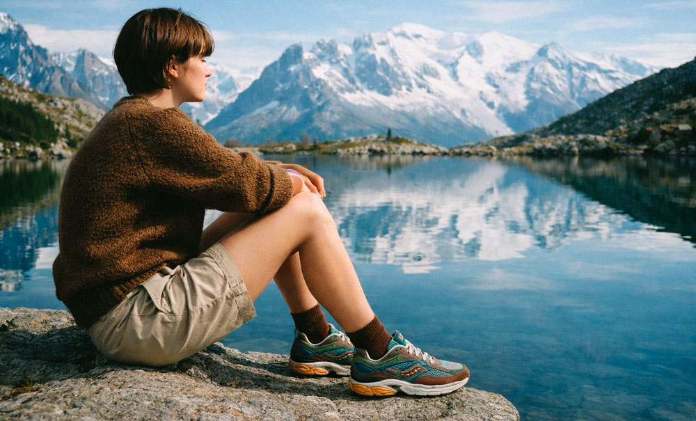 Saucony y Sneaker Politics suman más naturaleza al gorpcore