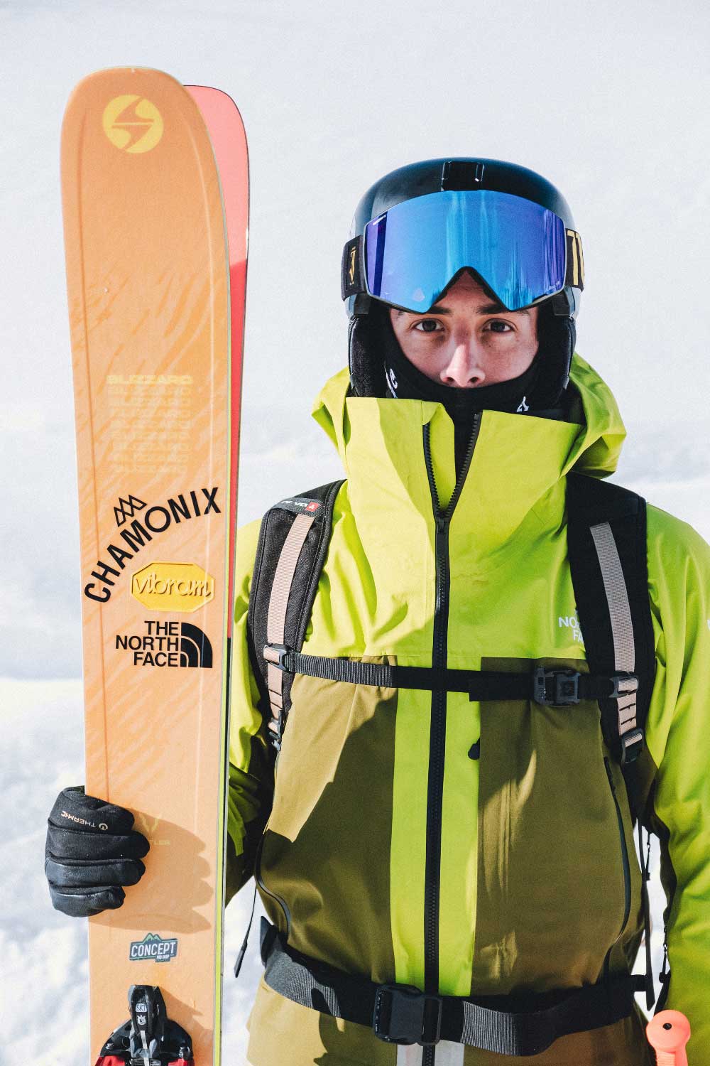 El estoicismo del esquiador Léo Slemett  por The North Face