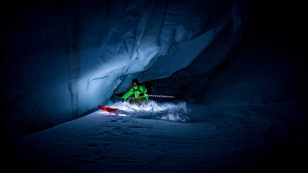 El estoicismo del esquiador Léo Slemett  por The North Face