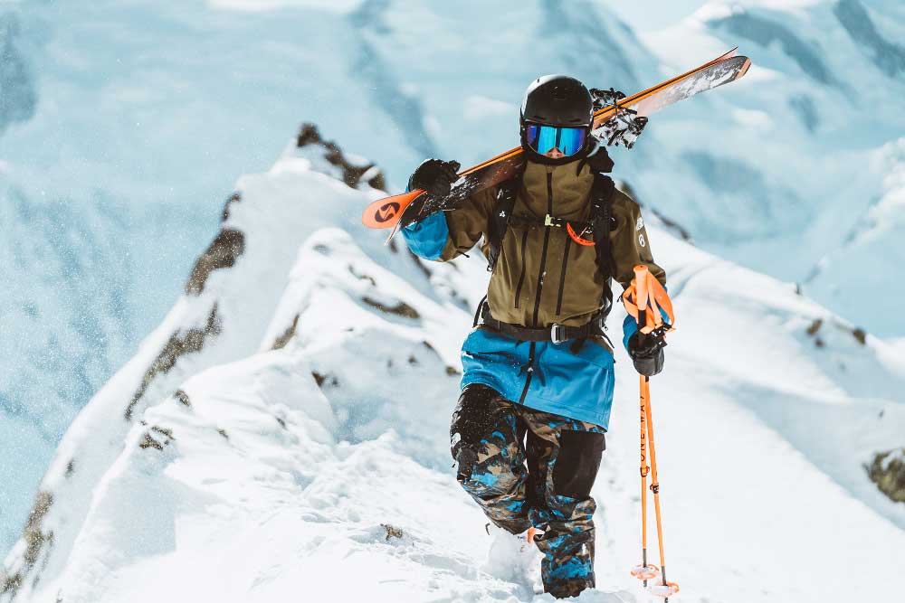El estoicismo del esquiador Léo Slemett  por The North Face