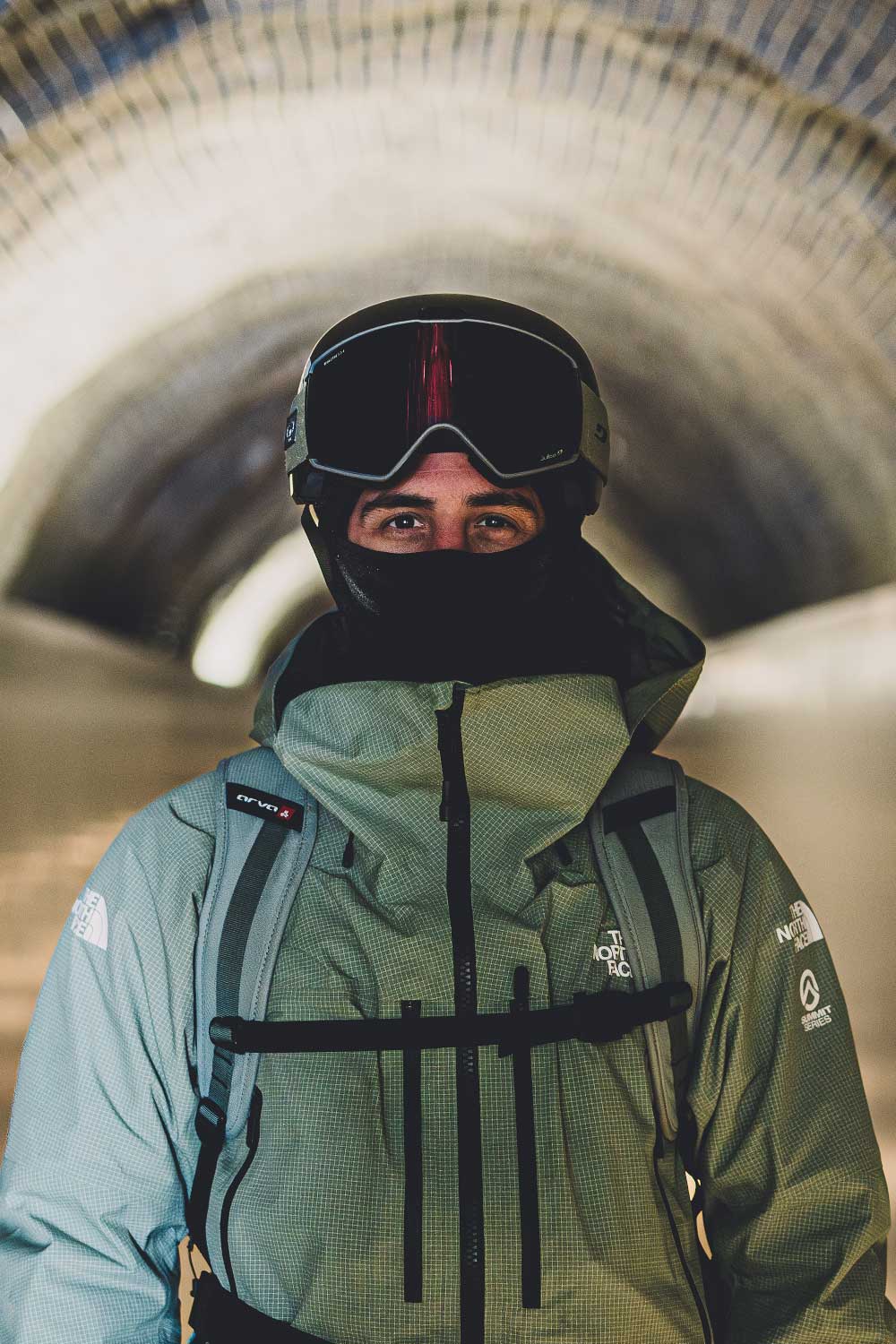 El estoicismo del esquiador Léo Slemett  por The North Face