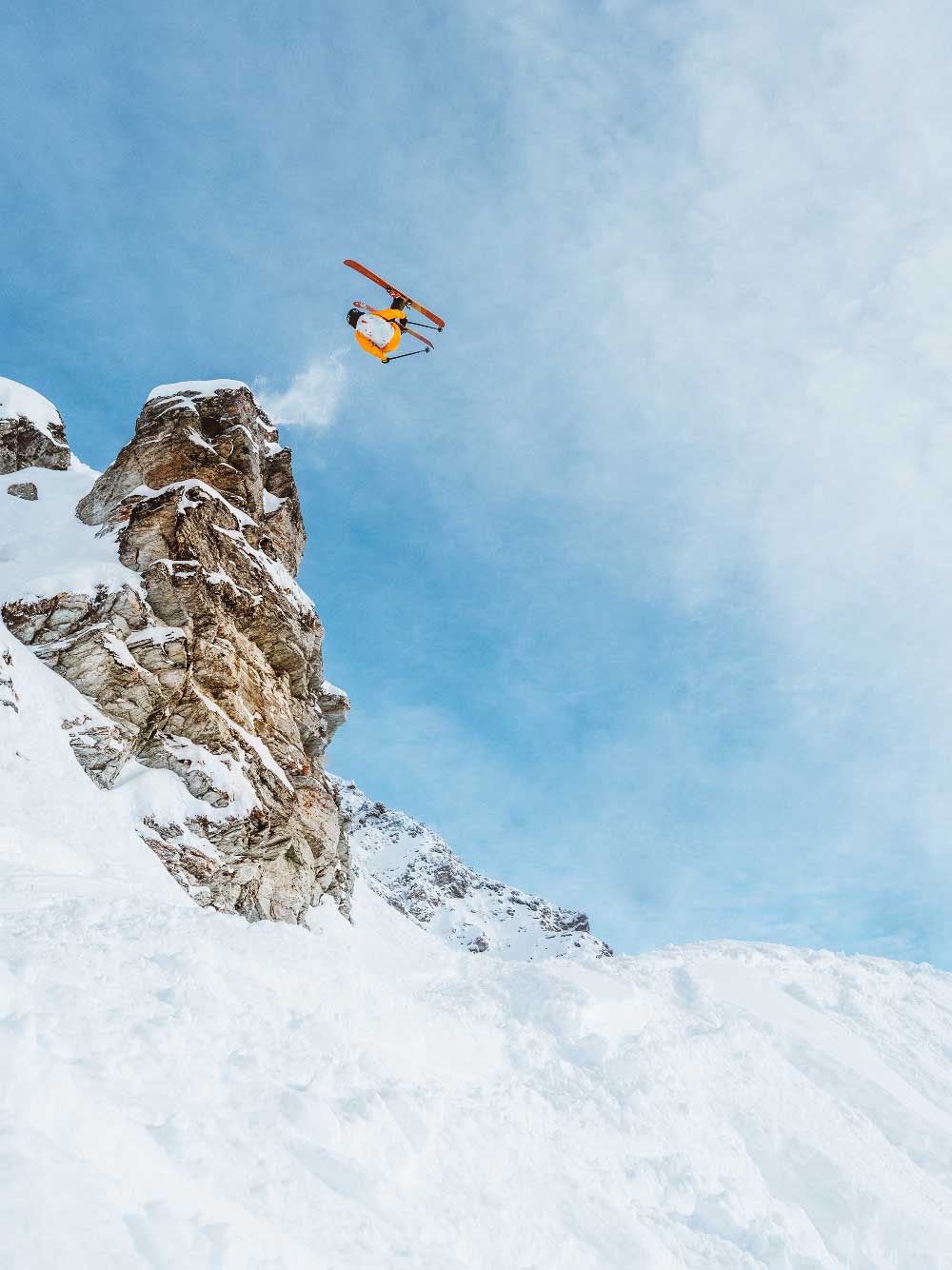 El estoicismo del esquiador Léo Slemett  por The North Face