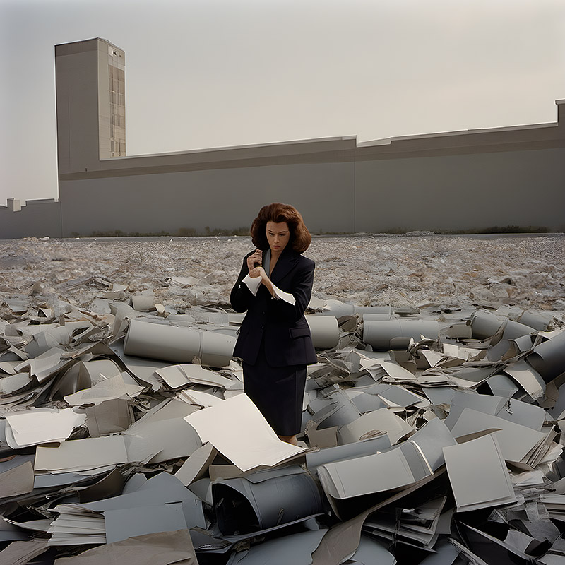 Disfuncionària de Tanit Plana en la Fundació Joan Brossa