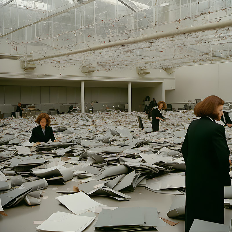 Disfuncionària de Tanit Plana en la Fundació Joan Brossa