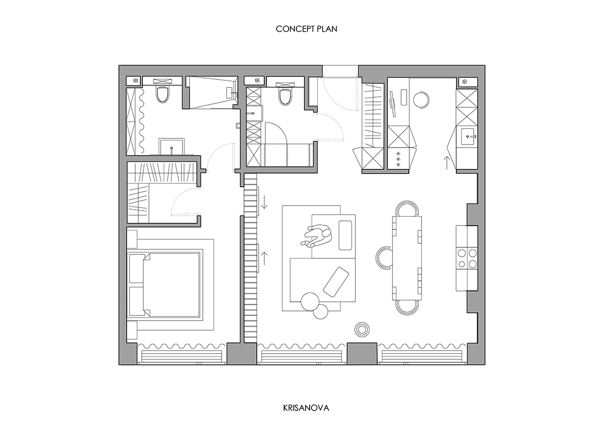 Arina Krisanova adapta el metabolismo japonés a su vivienda