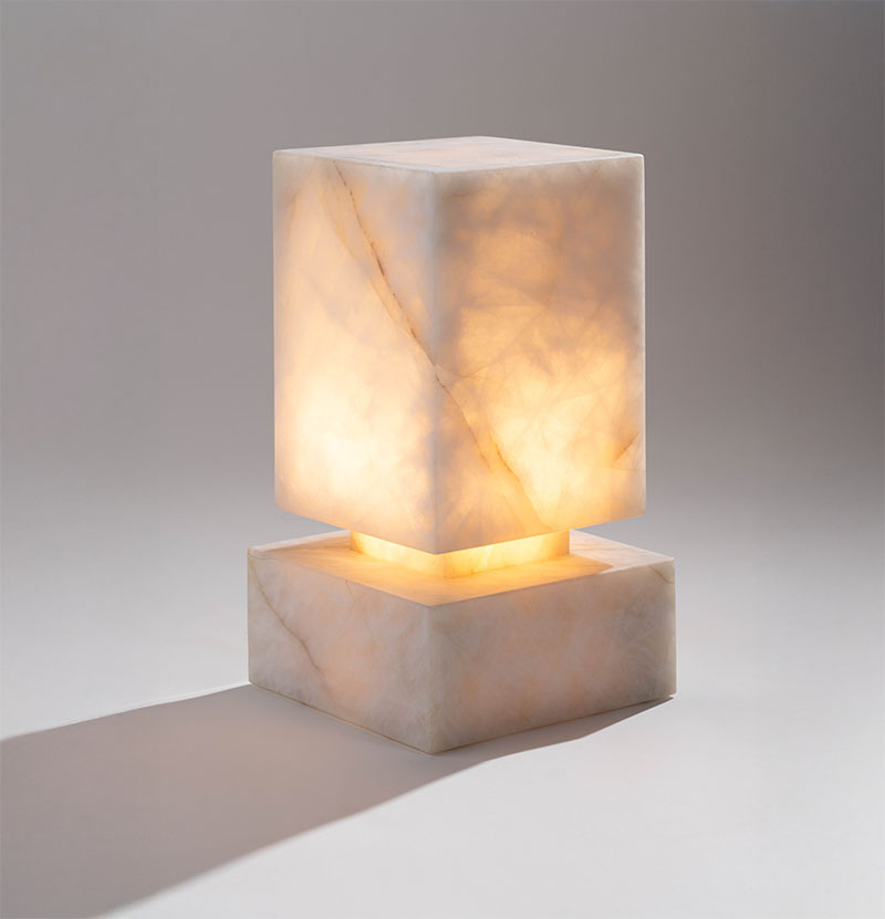 Cupa Stone x Pablo Erroz: lámparas únicas en piedra natural