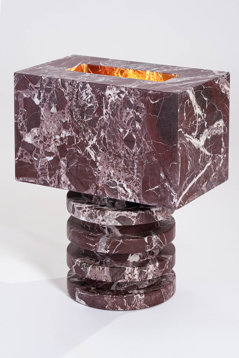 Cupa Stone x Pablo Erroz: lámparas únicas en piedra natural