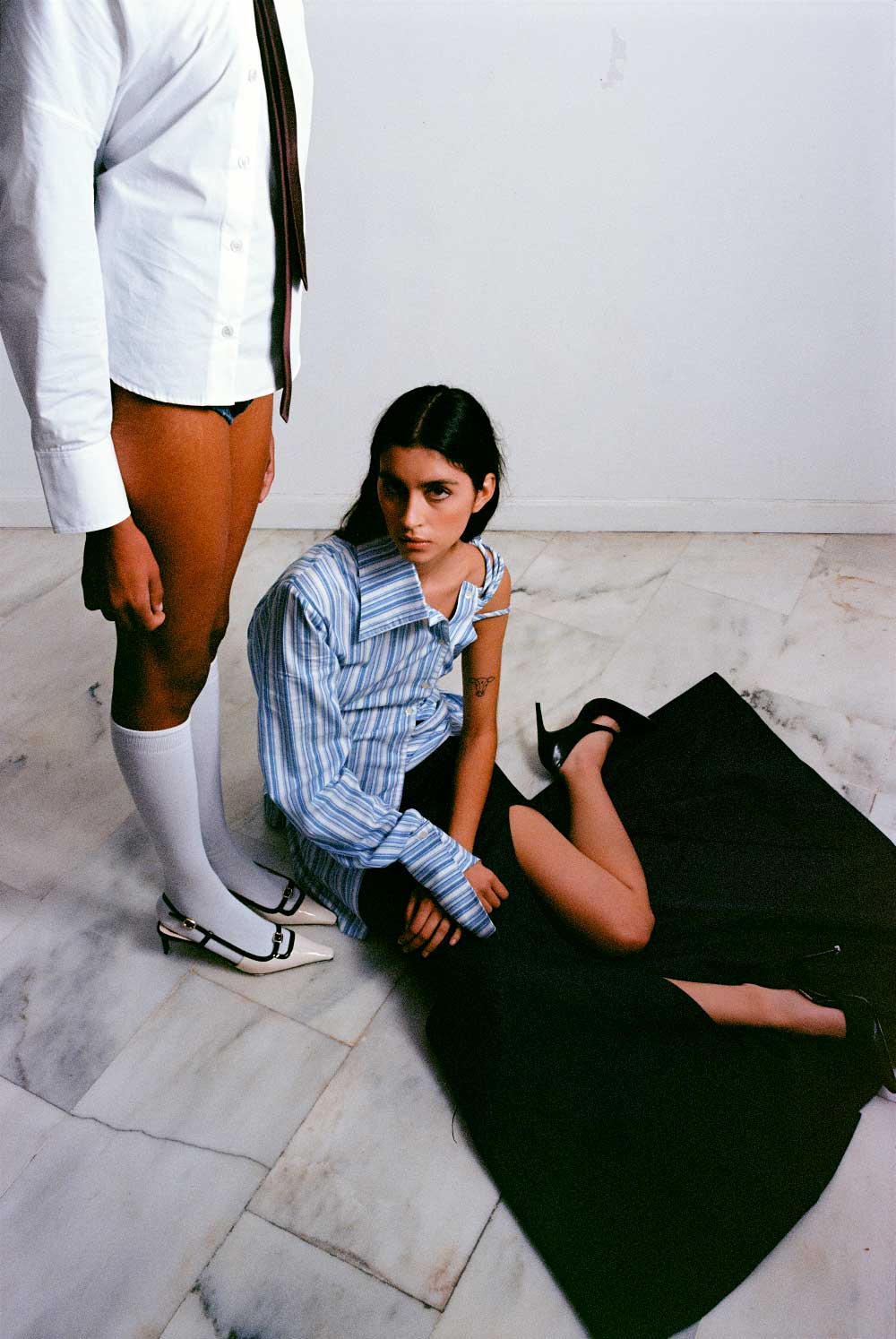 La estética del espejo compartido en la fotografía de moda