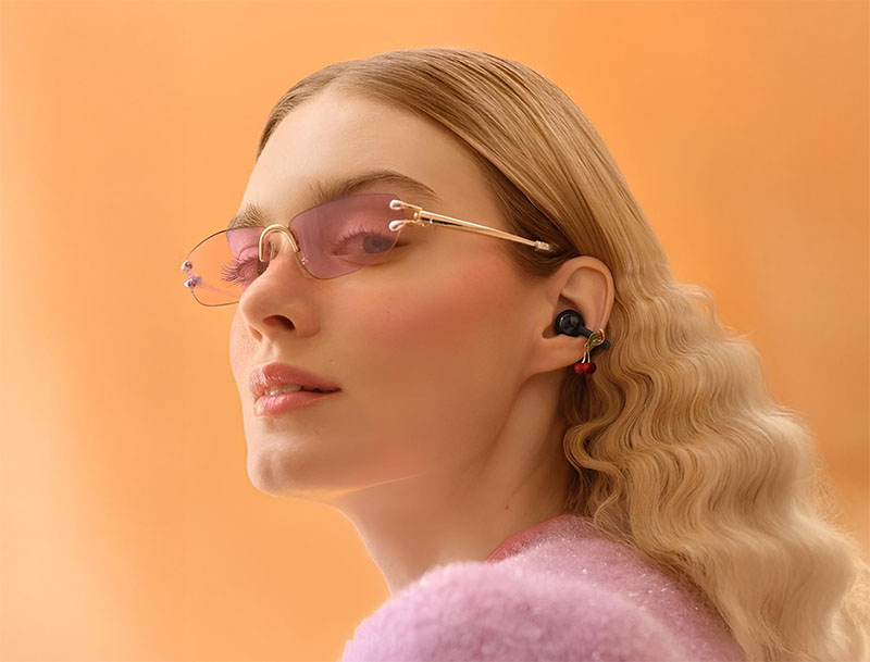 Los Huawei FreeClip 2 Rose Gold se adornan con Les Néréides