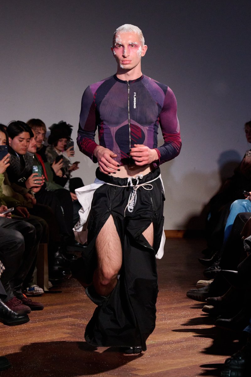 Plngns expande su armario vanguardista y upcycled para fw26