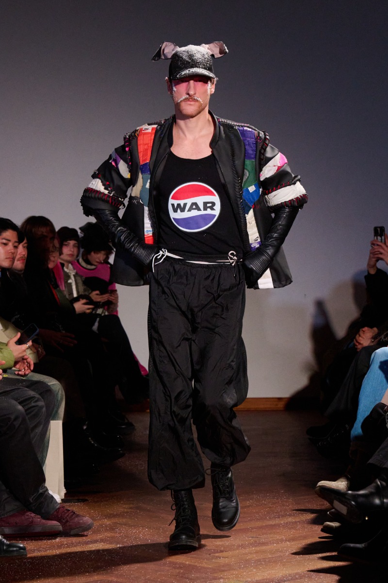 Plngns expande su armario vanguardista y upcycled para fw26