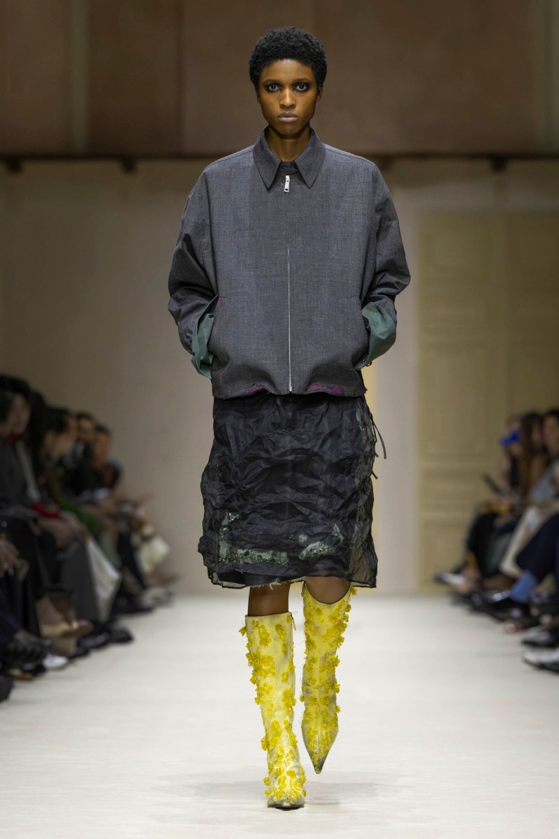 Prada hace un estudio de la mujer y el layering para fw26