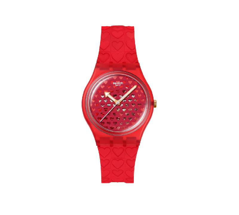 Añade estilo a tu te quiero con los relojes de Swatch