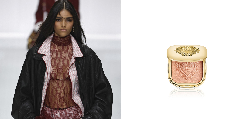 Dolce & Gabbana prefiere piel natural con luz Cloud Dancer