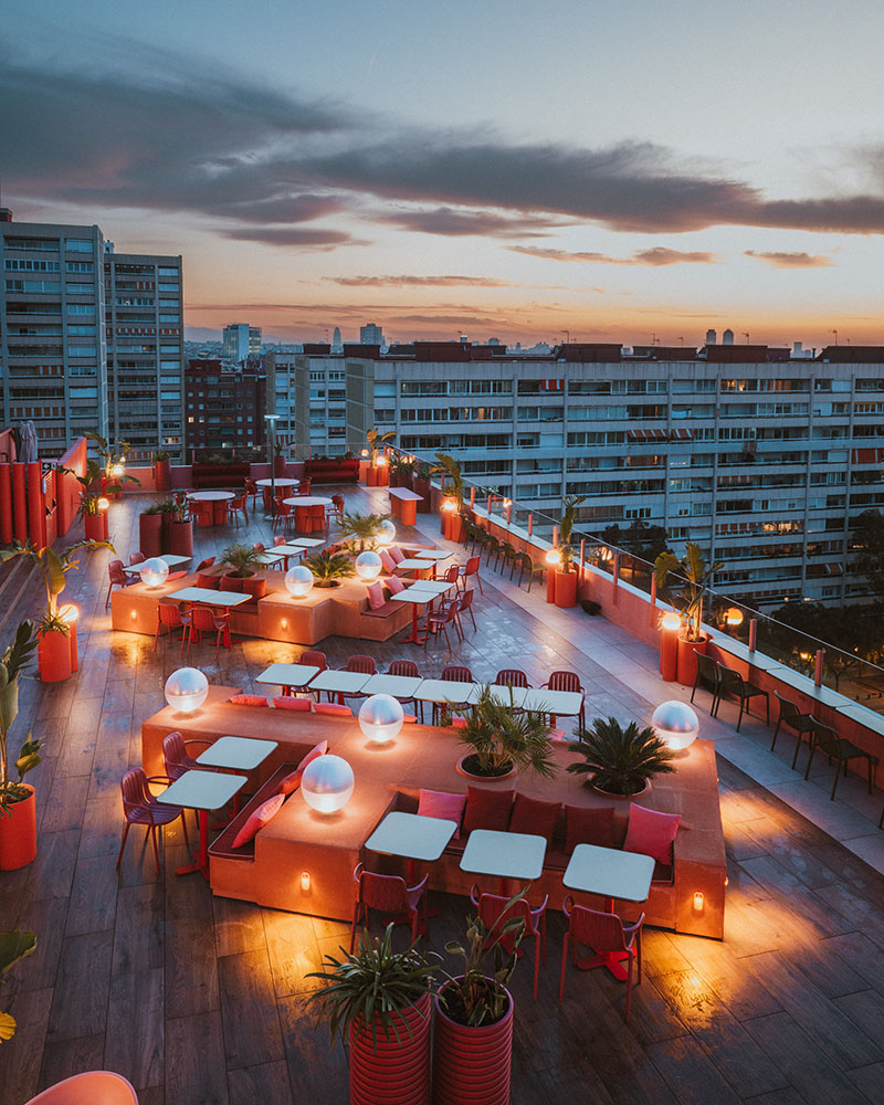 Bonavista rooftop: el espacio setentero de Pichiglas Studio
