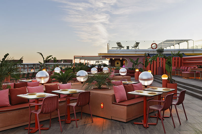 Bonavista rooftop: el espacio setentero de Pichiglas Studio