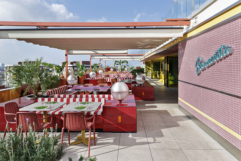 Bonavista rooftop: el espacio setentero de Pichiglas Studio