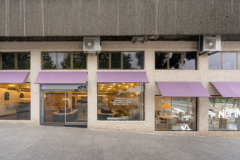 Burr diseña Café Nōfin, estación intermedia para ciclistas
