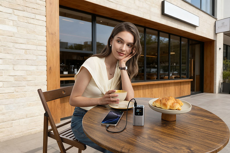 Cuktech 10 Mini Power Bank: batería pequeña con carga veloz