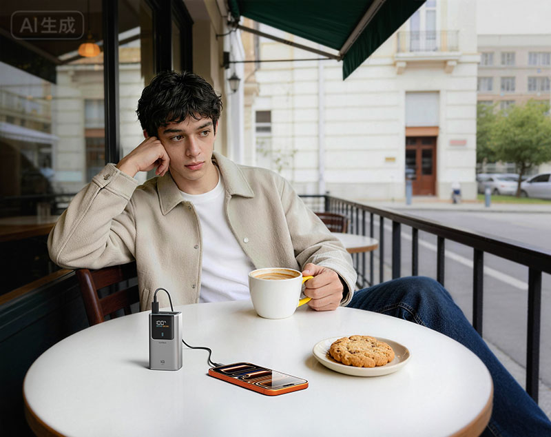 Cuktech 10 Mini Power Bank: batería pequeña con carga veloz