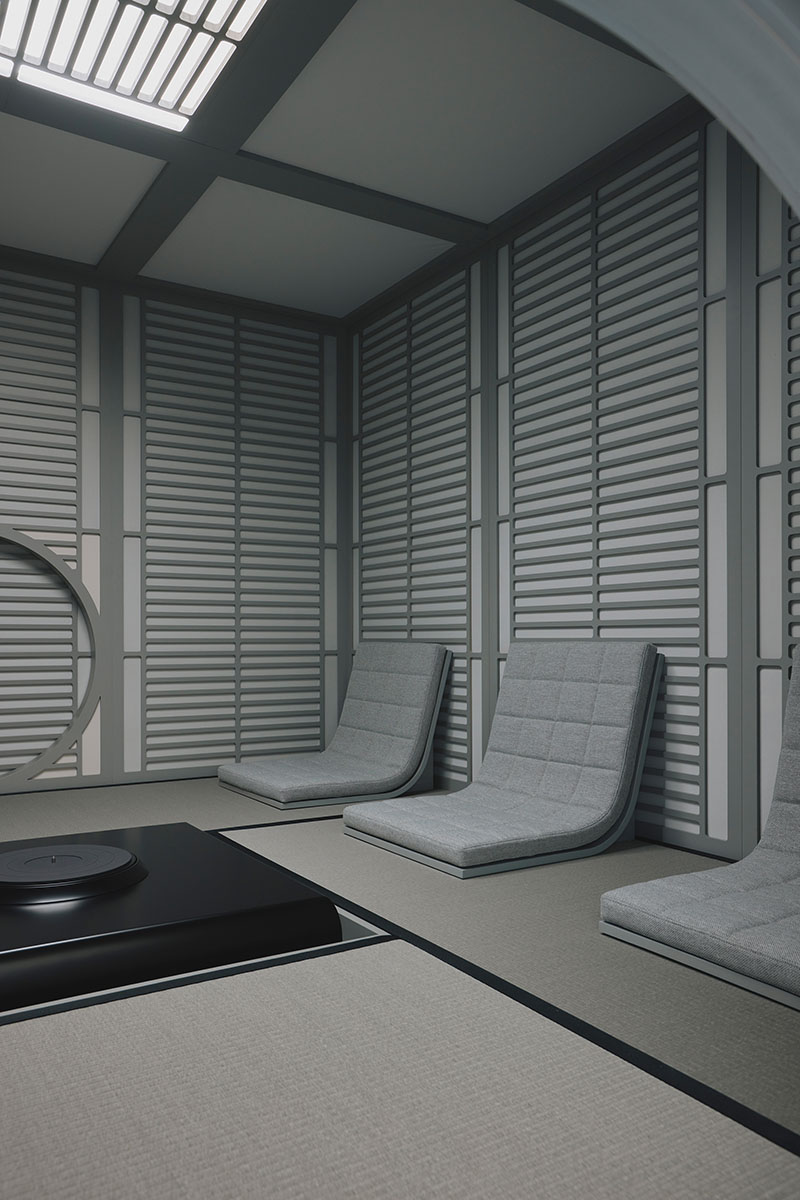 Devon Turnbull / OJAS hace sonar la madera en su exposición