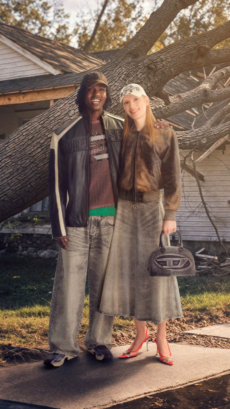 Diesel ss26: lookazos de aire Y2k para la desgracia