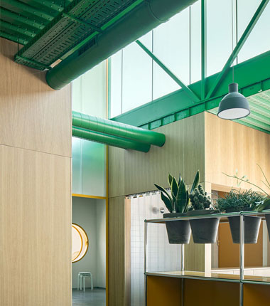 Impepinable Studio idea las nuevas oficinas de Agrosemillas
