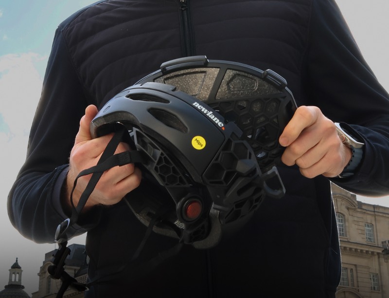 Newlane Mips: casco de bici plegable ligero y ultra seguro