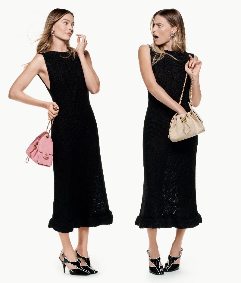 Margot Robbie se divierte por París con su bolso Chanel 25