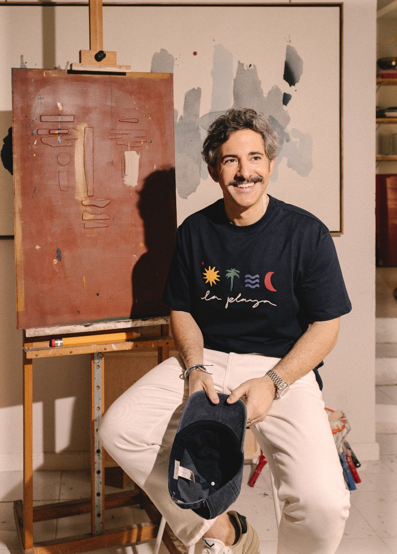 Jimmy Milán dibuja en la ropa de Boston cómo es el verano