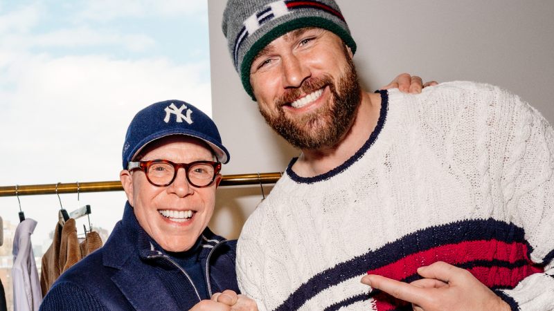 Travis Kelce ahora es el golden boy de Tommy Hilfiger