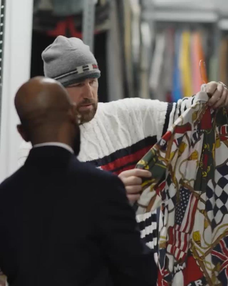 Travis Kelce ahora es el golden boy de Tommy Hilfiger