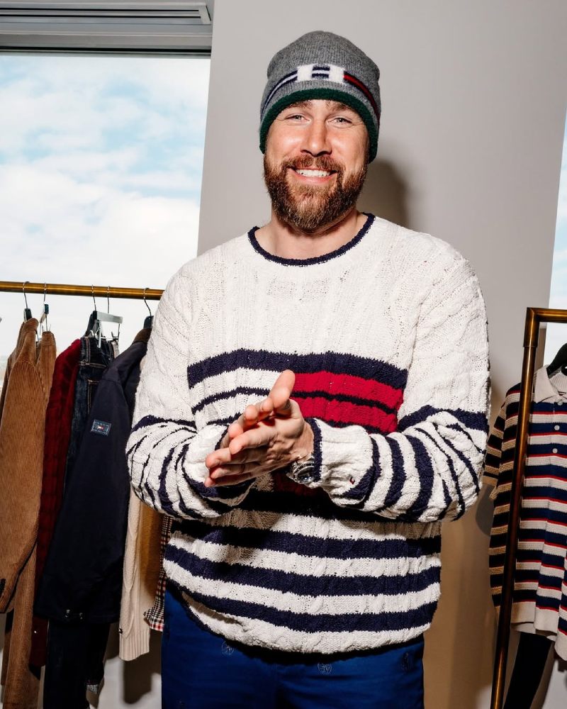 Travis Kelce ahora es el golden boy de Tommy Hilfiger