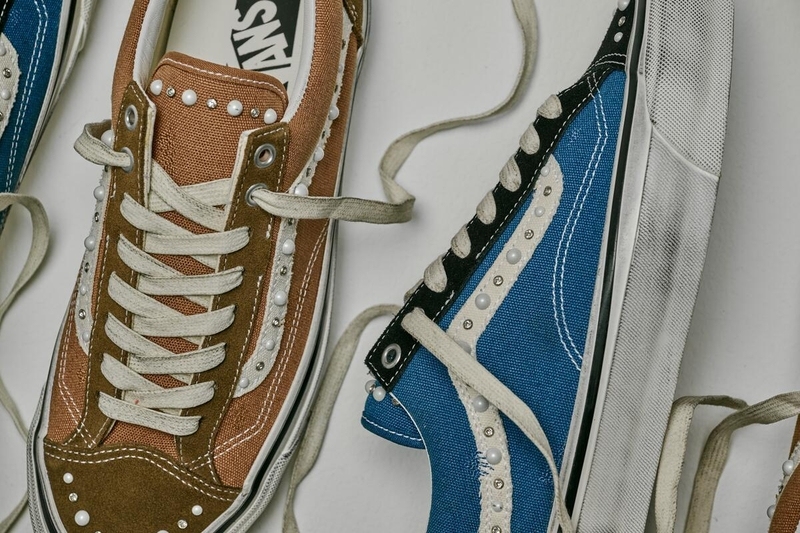 Vans customiza sus iconos skater con acabados de perlas